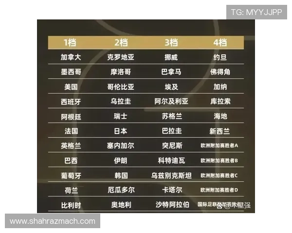 美加墨世界杯亚洲区预选赛分组结果公布，球队实力对比与晋级前景全面解析